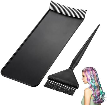 Close up of balayage highlighting board with specialized gripping teeth