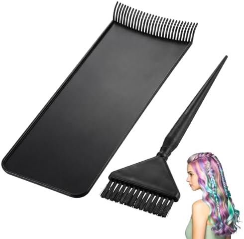 Close up of balayage highlighting board with specialized gripping teeth