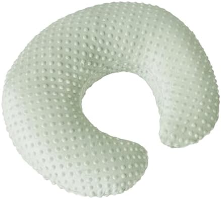 Omys ergonomic feeding pillow showing breathable filling texture