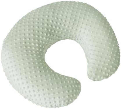 Omys ergonomic feeding pillow showing breathable filling texture