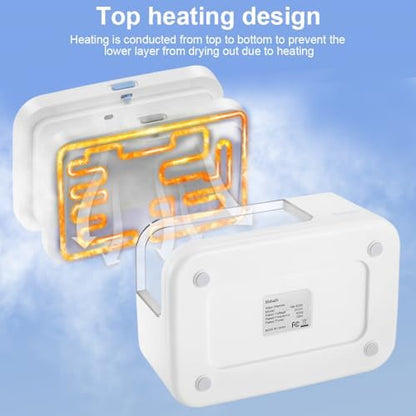 Close up of the 10 mode temperature control panel on Hebafri warmer
