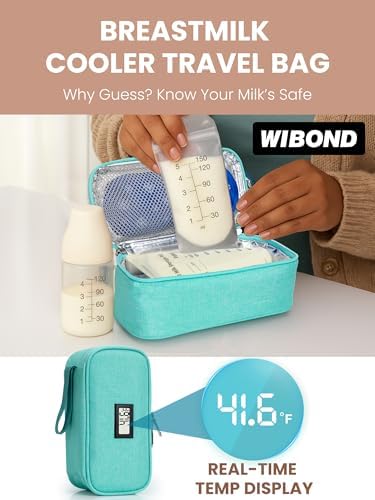 Youshares portable cooler bag showing digital temperature display