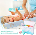 USBOO unscented diaper waste bags box set full contents display