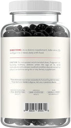 Clear Formulas astaxanthin softgels supplement label details