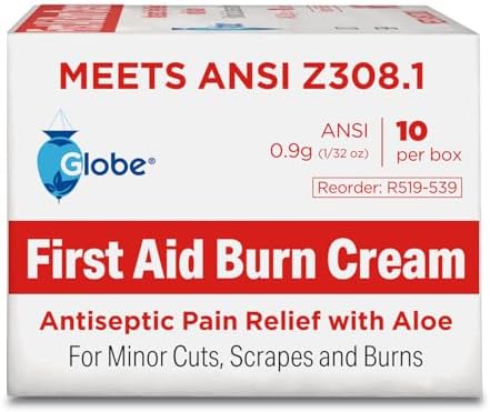 Globe antiseptic burn cream with lidocaine and aloe ingredients list