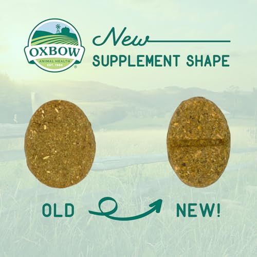 Oxbow natural science rabbit and guinea pig supplement layout