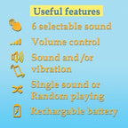 Compact bedwetting alarm sensor detecting first drops of moisture for kids.