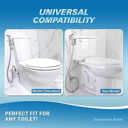 Universal Bidet stainless steel sprayer head detail