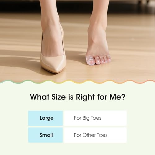ENLOPQ anti friction toe covers applied on female feet wearing high heels.