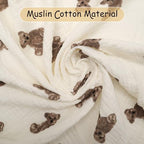 Mother using Layzoo cotton muslin breastfeeding apron