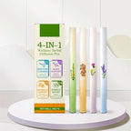 Infographic showing the 600 uses capability and instructions for the non-electric botanical vapor inhaler.