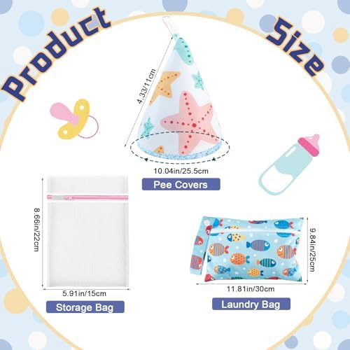 YSSPPOY laundry mesh bag for baby pee teepee covers