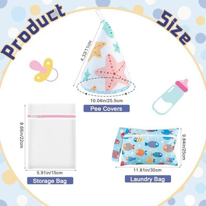 YSSPPOY laundry mesh bag for baby pee teepee covers