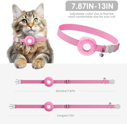 Waterproof ZFSJTAG tracking module showing the compact smart Bluetooth locator design for small pets.