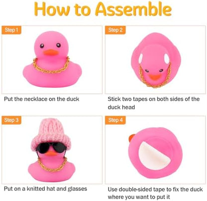 Wonuu Christmas Eve decorations rubber ducky DIY kit layout