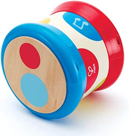 Hape educational rhythm learning drum packaging and product view