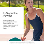 Thorne L-Glutamine Powder scoop serving size display