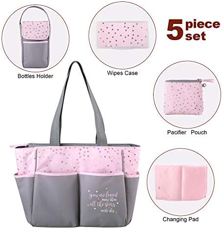 Baby Essentials Diaper Bag Tote side profile