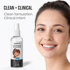 Hypochlorous acid spray for eye stye relief and bacterial cleansing.