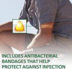 Curad heavy duty and flex fabric bandages for knuckles and fingertips
