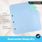 Simpli-Magic incontinence pad placed on a bed for protection