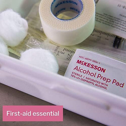 USA imported McKesson alcohol prep pads for professional healthcare use.