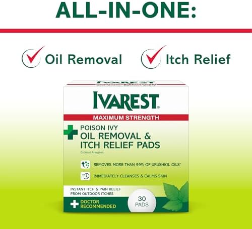 Ivarest maximum strength anti itch medicated wipes for insect bites