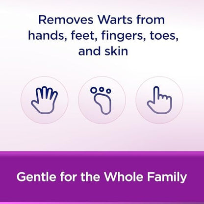 WartStick waxy solid formula being applied to a common wart on the hand.