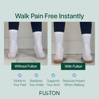Fulton custom molding insoles highlighting the sustainable natural cork base