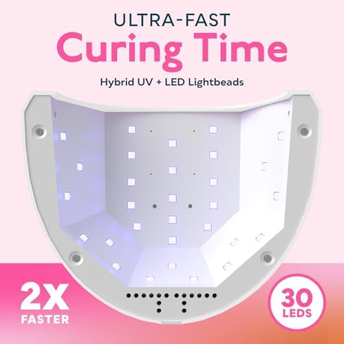 Sunuv nail lamp with removable magnetic base for pedicures