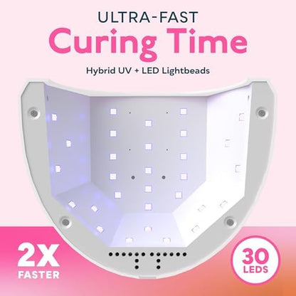 Sunuv nail lamp with removable magnetic base for pedicures