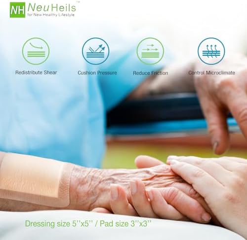 Multi layer diagram of the hypocellular foam pad designed for pressure sore cushioning.