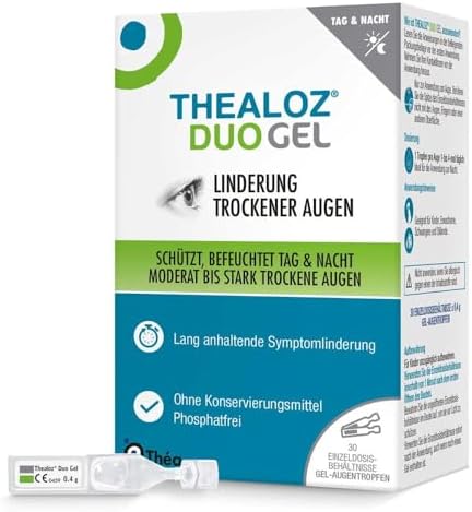 Preservative-free Thealoz Duo Gel single-dose units layout