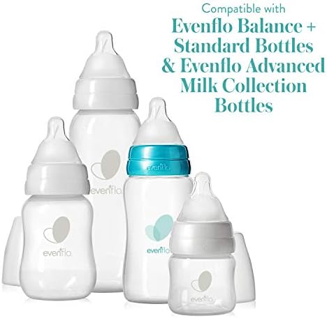 Side profile of Evenflo Balance Plus standard neck replacement nipple