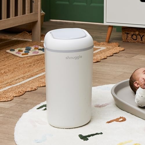 Shnuggle Eco-Touch bin interior showing cassette-free design
