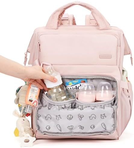Belalife travel rucksack showing wide mouth opening and main compartment