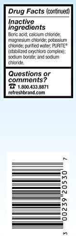 USA imported Refresh Liquigel sterile lubricant eye gel bottles for intensive hydration.