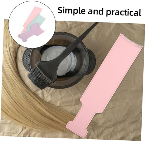 Hair salon coloring tools pink highlighting board