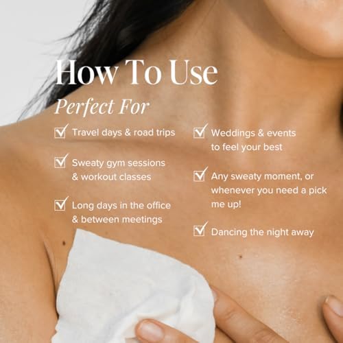 Beia pH balancing wipes with aloe vera and green tea ingredients