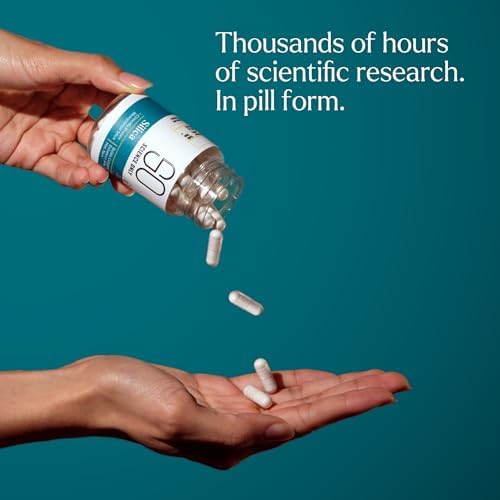 Capsule contents view of SO Science Only beauty supplement