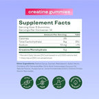 Bloom Nutrition Creatine Gummies Berry Boost flavor product details