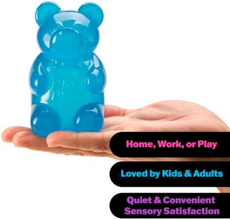 Schylling NeeDoh Gummy Bear packaging showing authentic USA imported product details