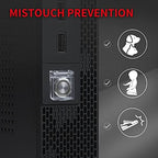 Child proof plastic cover for electronic switches