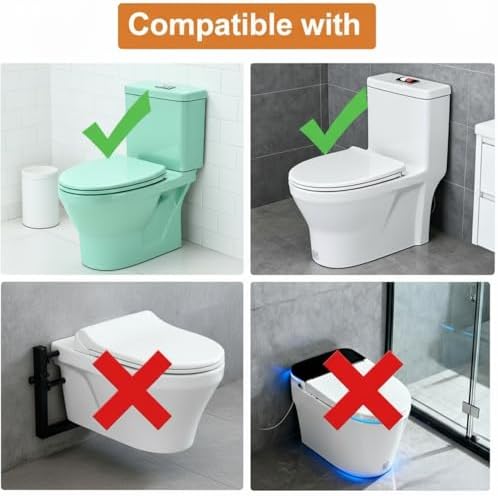 Firstblow durable plastic toilet lock package contents highlighting the universal fit design.