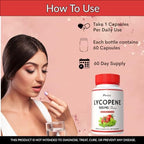 Haramar Mysurty Lycopene supplement container with nutritional facts panel