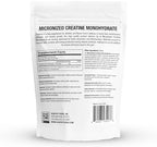 Hearthy Foods Micronized Creatine nutritional label and serving size details
