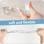 Close up of L-shaped corner protector on furniture