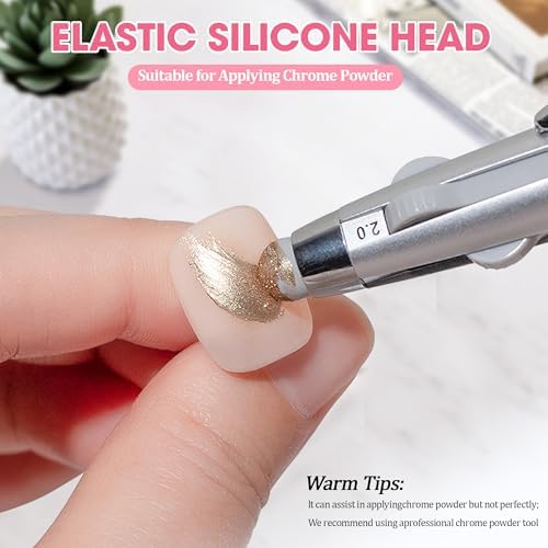 Top view of Gaoy stainless steel nail art dotting tool