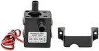 Power cables and connector wires attached to the 12V water pump