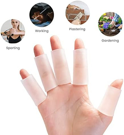 Kimihome protective finger caps being used during sports activities for friction defense